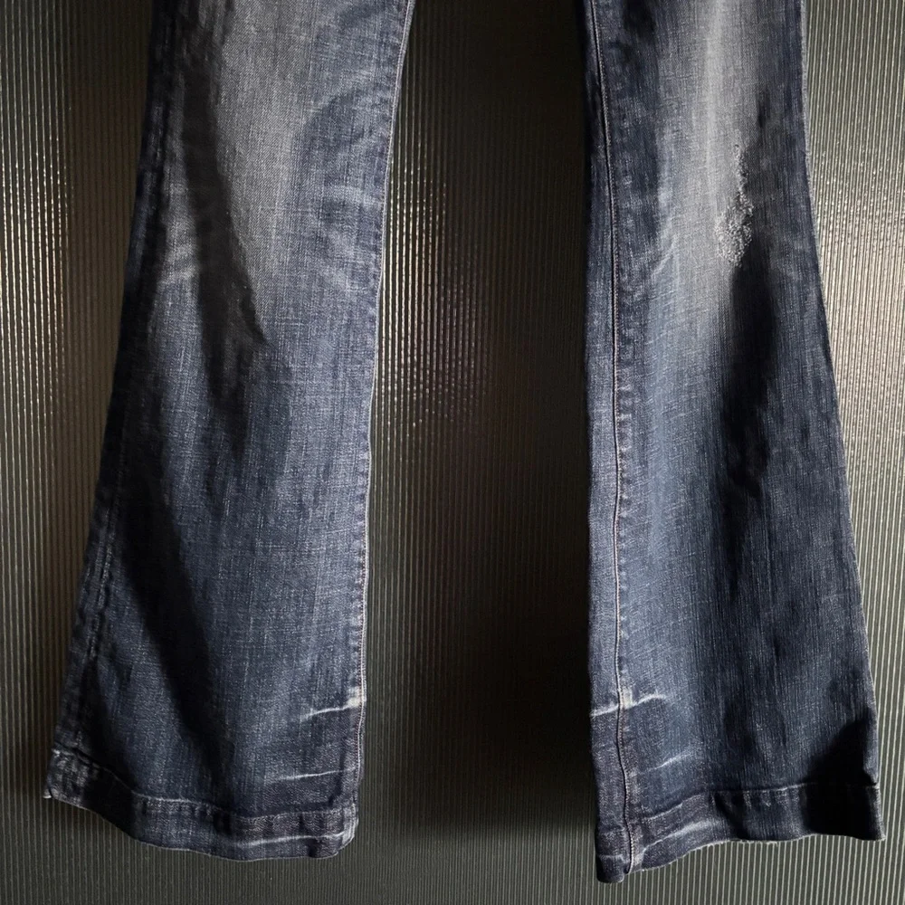 Citizens of Humanity Faye Low Rise Flare Jeans 28 Original Length Made in USA - Picture 3 of 13